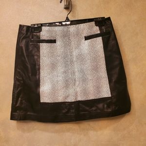 Nanette Lepore Leather Skirt